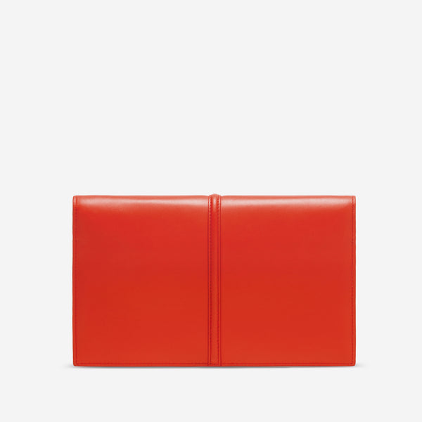 Demellier The Tokyo Clutch | Poppy Red Smooth | DeMellier