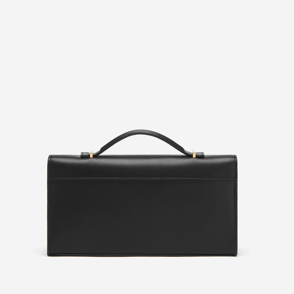 Demellier The Vancouver Clutch | Black Smooth | DeMellier