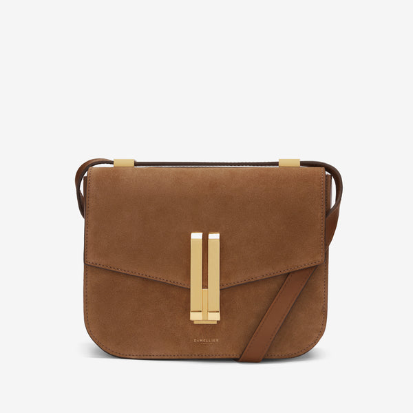 demellier The Vancouver | Deep Tan Suede & Tan Smooth | DeMellier