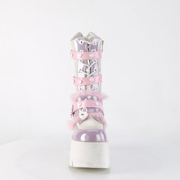 Demonia Ashes-120 Baby Pink-Lavender Holographic Patent