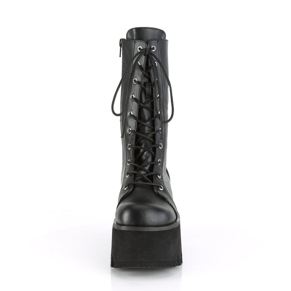 Demonia Ashes-105 Black Vegan Leather