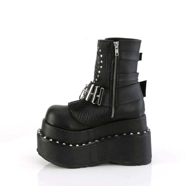 Demonia Bear-150 Black Vegan Leather