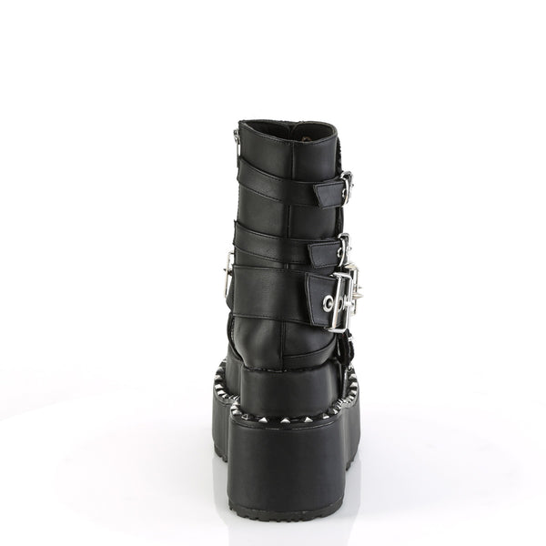 Demonia Bear-150 Black Vegan Leather