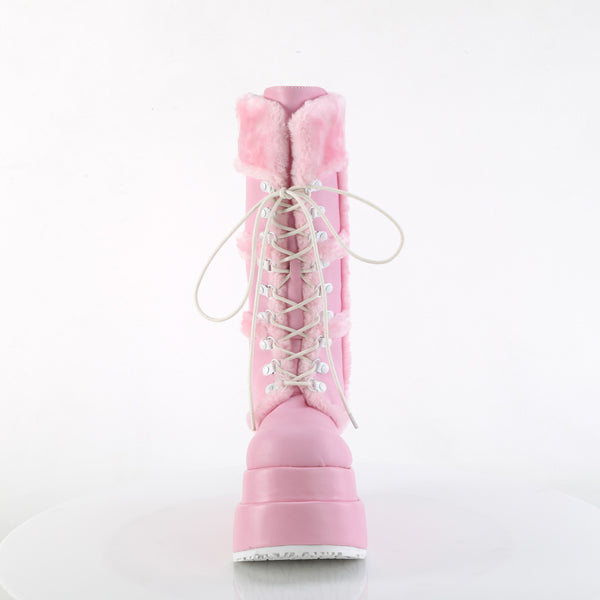 Demonia Bear-202 Baby Pink Vegan Leather