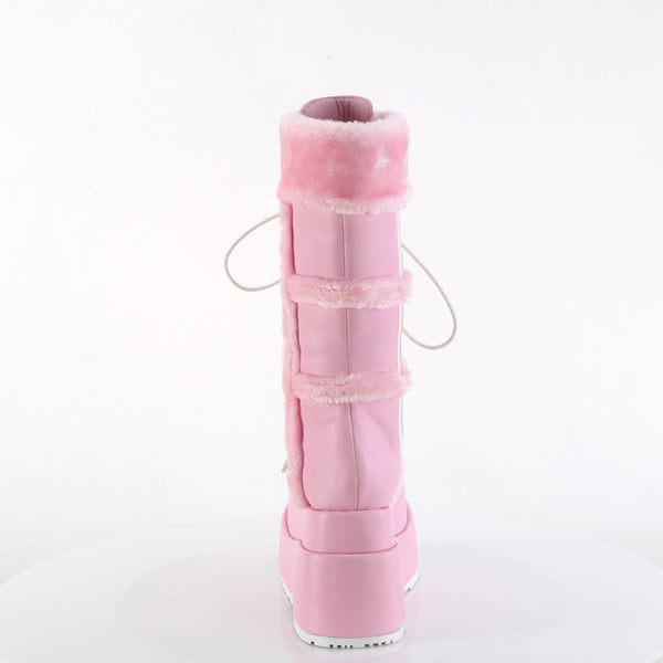 Demonia Bear-202 Baby Pink Vegan Leather