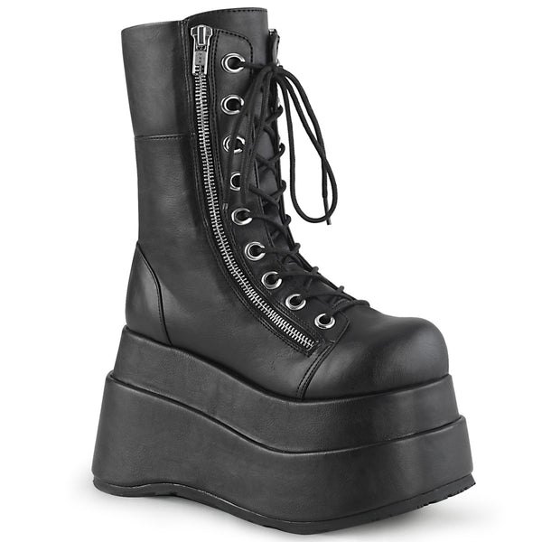 demonia Bear-265 Black Vegan Leather