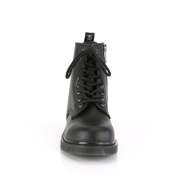 Demonia Bolt-100 Black Vegan Leather