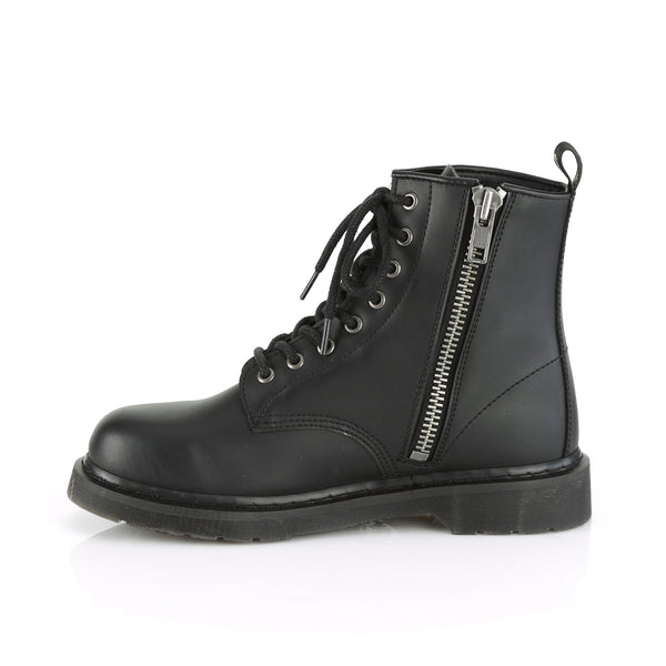 Demonia Bolt-100 Black Vegan Leather