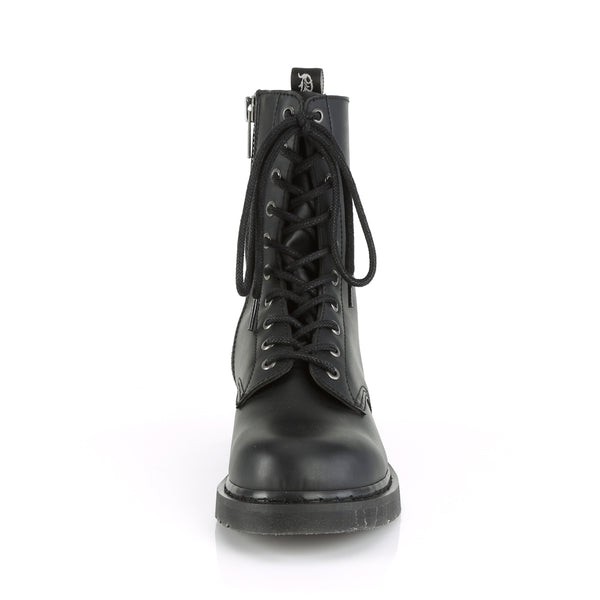 Demonia Bolt-200 Black Vegan Leather