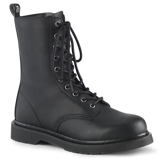 demonia Bolt-200 Black Vegan Leather