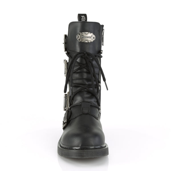 Demonia Bolt-265 Black Vegan Leather