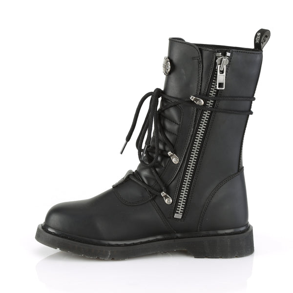 Demonia Bolt-265 Black Vegan Leather