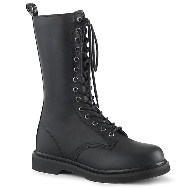 demonia Bolt-300 Black Vegan Leather