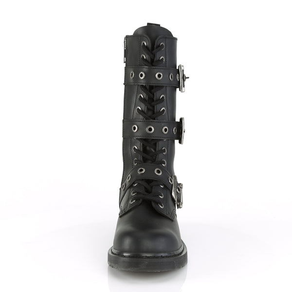 Demonia Bolt-330 Black Vegan Leather