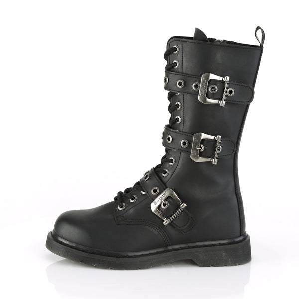 Demonia Bolt-330 Black Vegan Leather