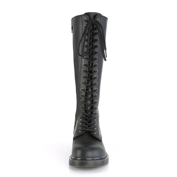 Demonia Bolt-400 Black Vegan Leather