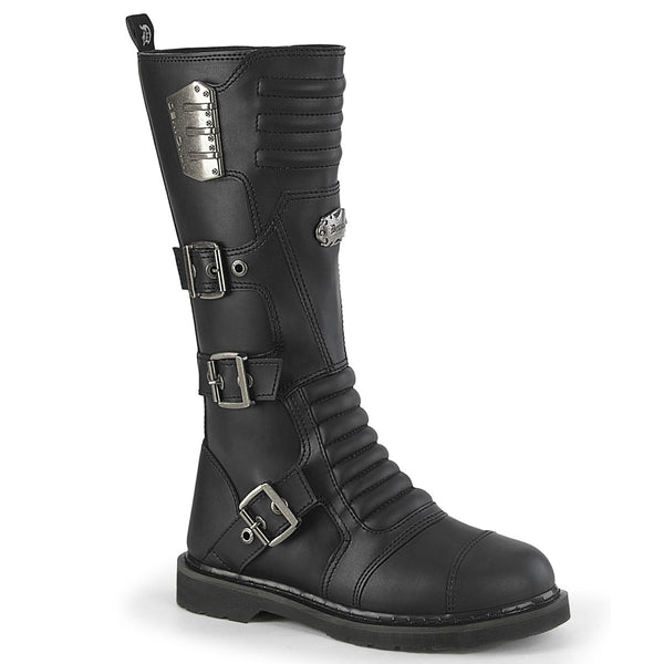 demonia Bolt-405 Black Vegan Leather
