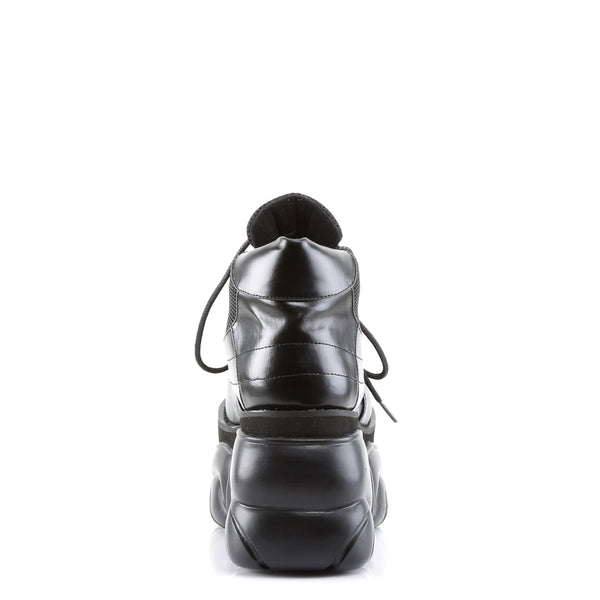 Demonia Boxer-01 Black Vegan Leather