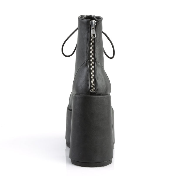 Demonia Camel-203 Black Vegan Leather
