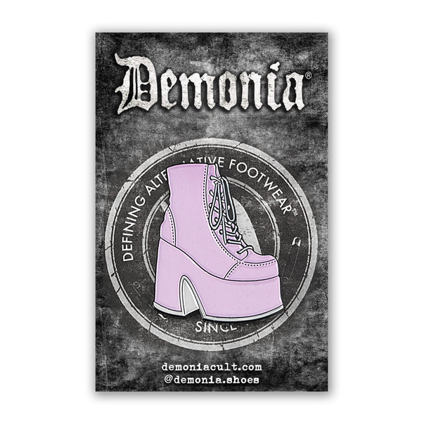 Demonia Camel-203 Enamel Pin Pink