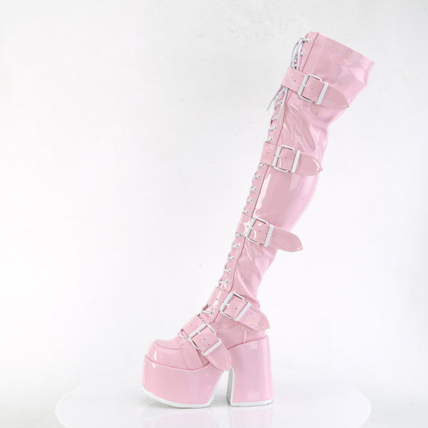Demonia Camel-305 Baby Pink Stretch Hologram
