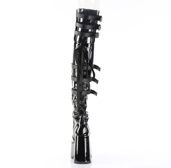 Demonia Camel-308 Black Patent
