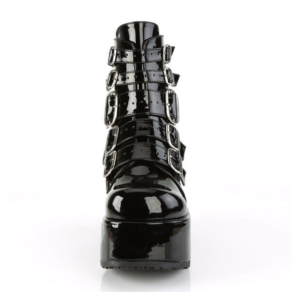 Demonia Concord-57 Black Patent