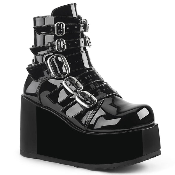 demonia Concord-57 Black Patent