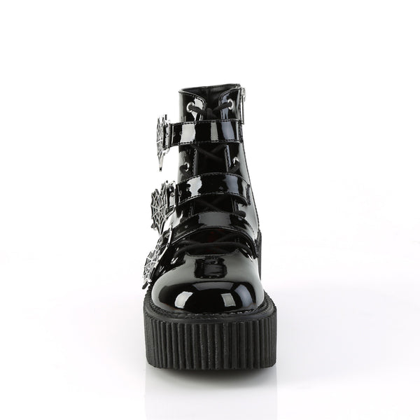 Demonia Creeper-260 Black Patent