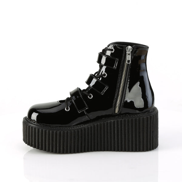 Demonia Creeper-260 Black Patent