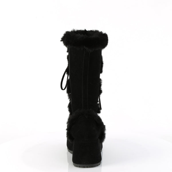 Demonia Cubby-311 Black Vegan Suede