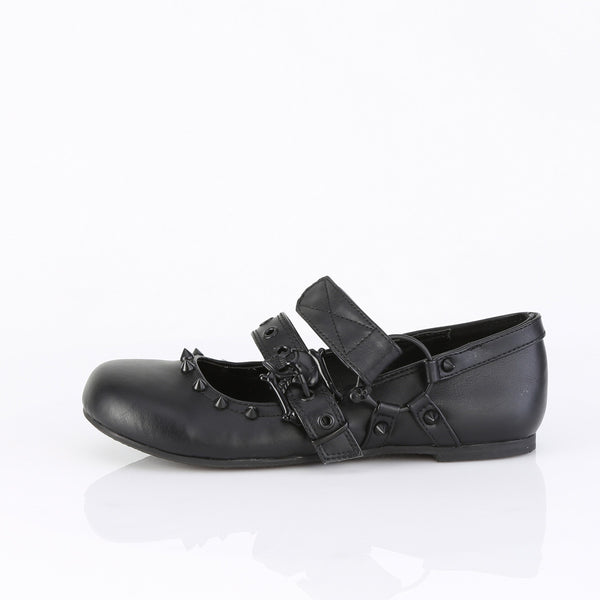 Demonia Daisy-08 Black Vegan Leather