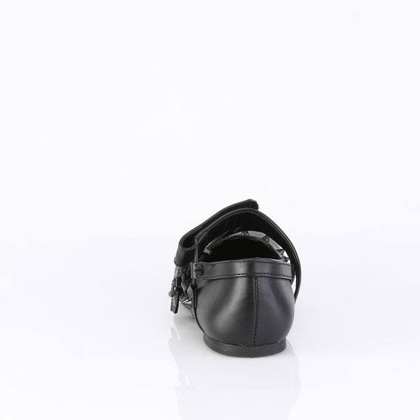 Demonia Daisy-08 Black Vegan Leather