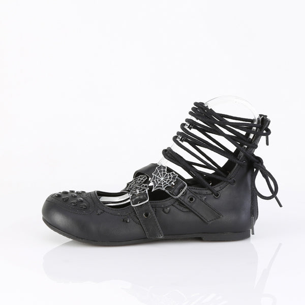 Demonia Daisy-11 Black Vegan Leather