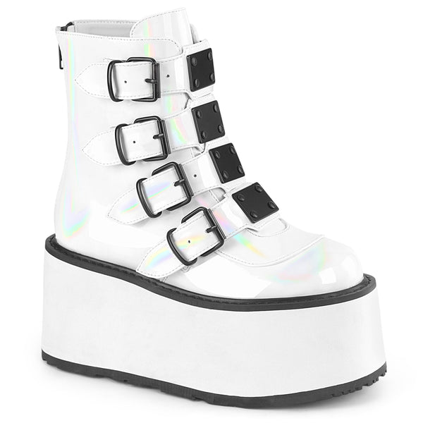 demonia Damned-105 White Holo Patent