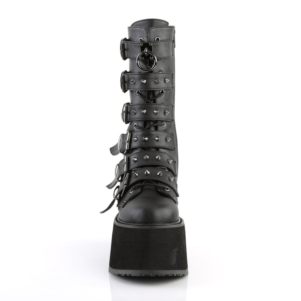 Demonia Damned-225 Black Vegan Leather