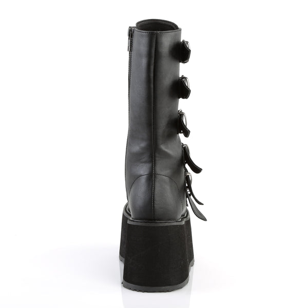Demonia Damned-225 Black Vegan Leather