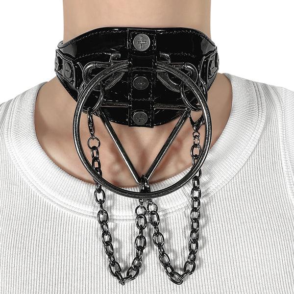 demonia Demonia Leather Choker Black