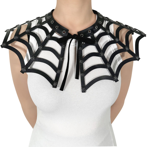 demonia Demonia Spiderweb Cutout Collar One SIze