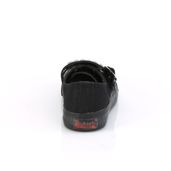 Demonia Deviant-08 Black Canvas