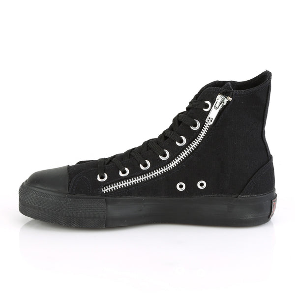 Demonia Deviant-106 Black Canvas