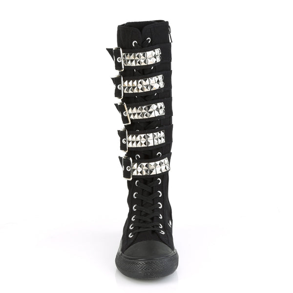 Demonia Deviant-304 Black Canvas