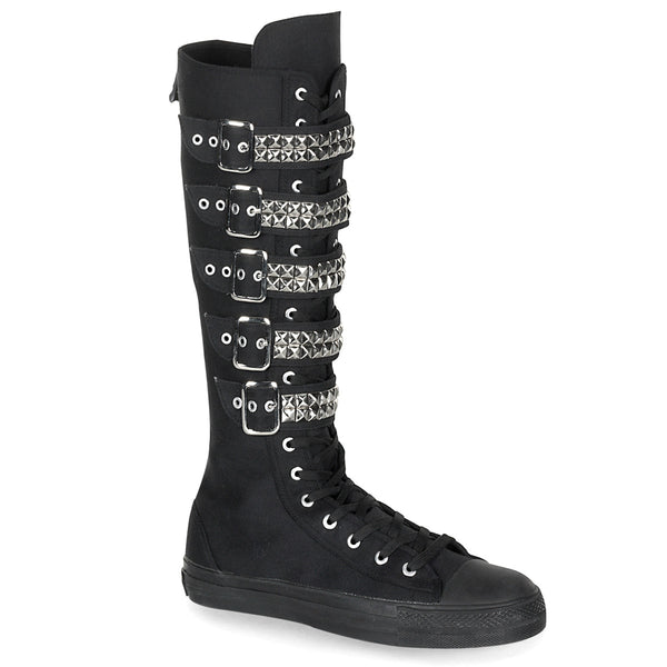 demonia Deviant-304 Black Canvas