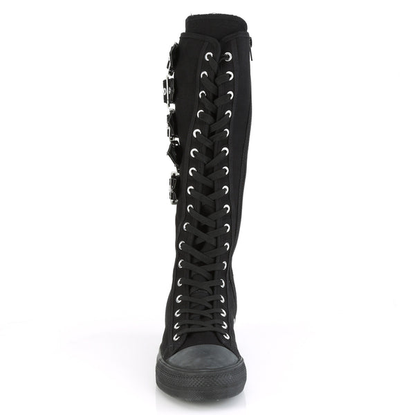 Demonia Deviant-310 Black Canvas