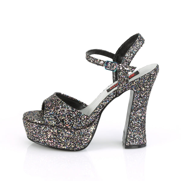 Demonia Dolly-09 Black Multi Glitter