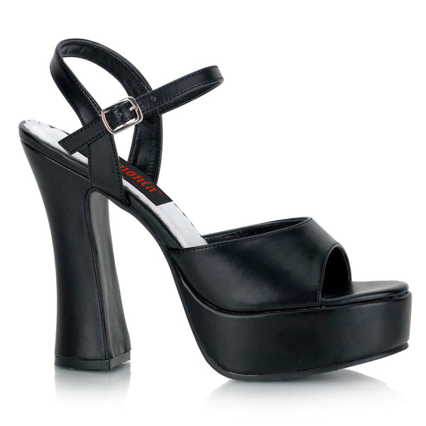 demonia Dolly-09 Black Vegan Leather