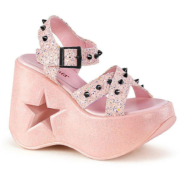 demonia Dynamite-02 Baby Pink Glitter