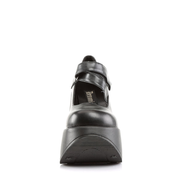 Demonia Dynamite-03 Black Vegan Leather