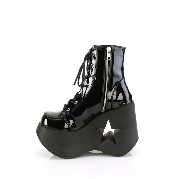 Demonia Dynamite-106 Black Patent