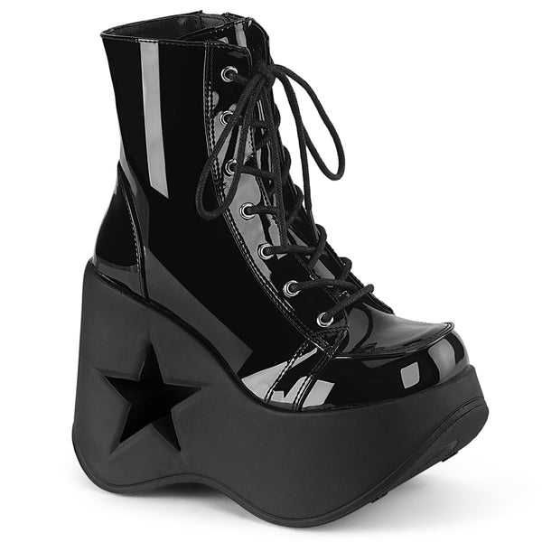 demonia Dynamite-106 Black Patent
